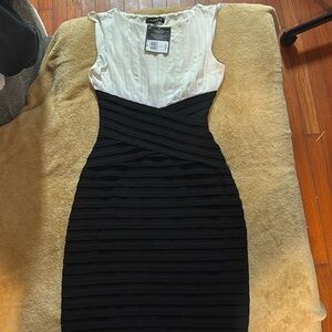 Jessica dress black-and-white